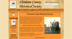 Desktop Screenshot of clermont-county-history.org